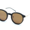 Tartarugato e clip Marrone